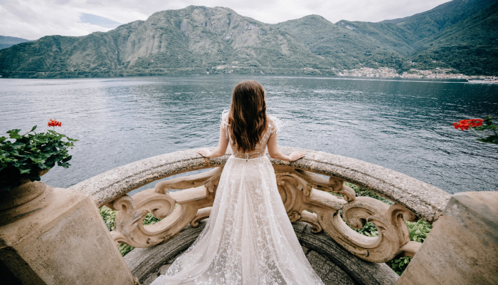 bride in italy