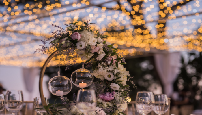 beautiful wedding reception in italy